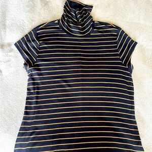 Cabi short sleeve turtleneck